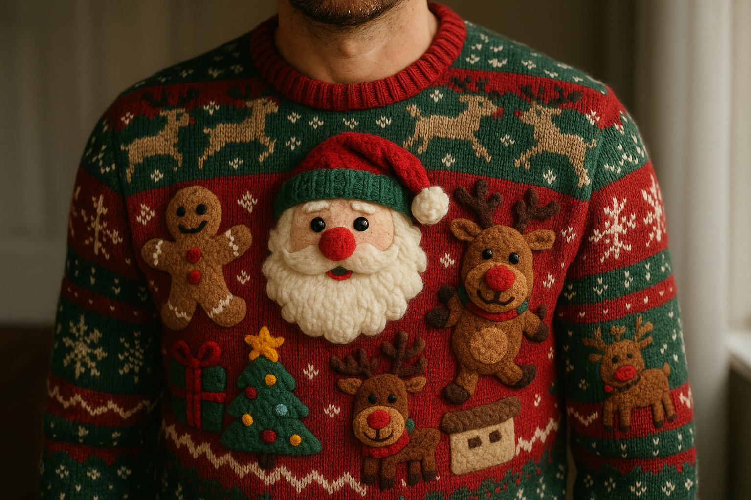 ugly christmas sweater - Illustration